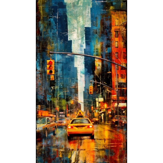 Morning in NYC - Πίνακας σε καμβά