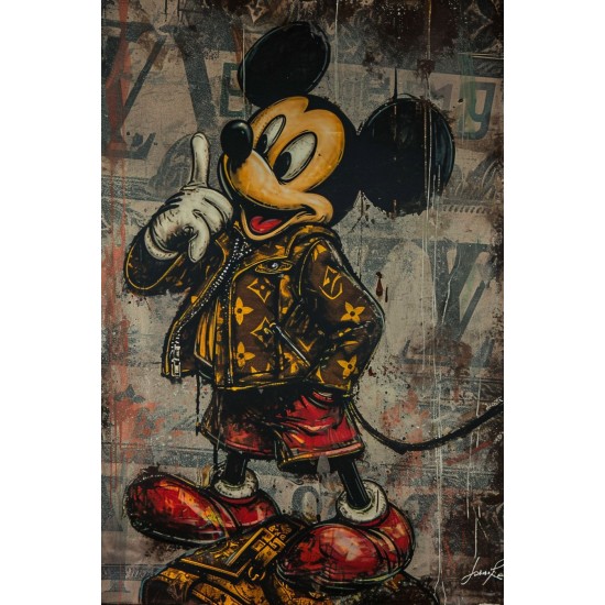 Mouse fashion - Πίνακας σε καμβά