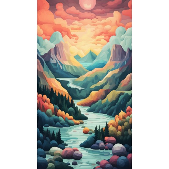 Obstacles - Πίνακας σε καμβά