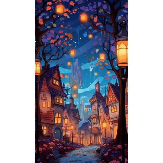 Old town - Πίνακας σε καμβά