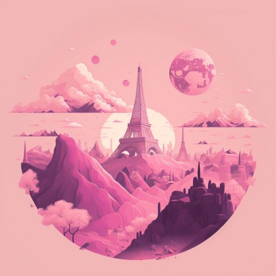 Paris eiffel tower 7 - Πίνακας σε καμβά