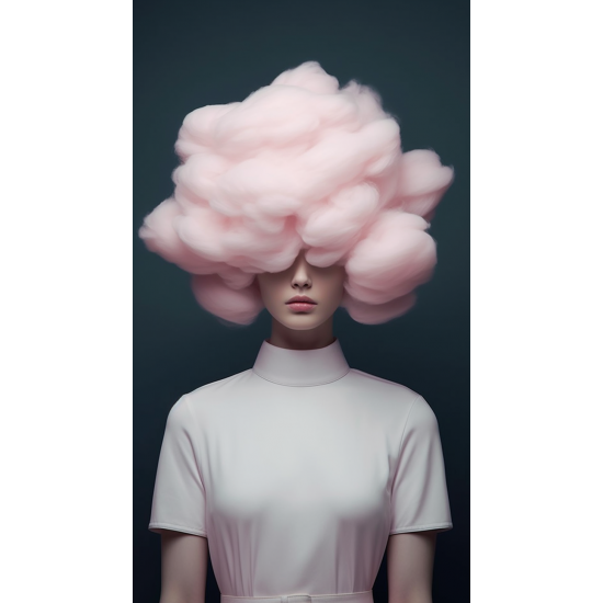 Pink cloud- Πίνακας σε καμβά