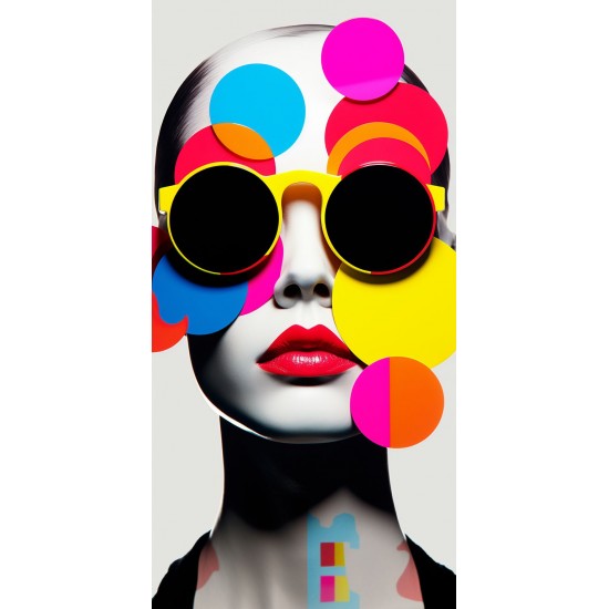 Pop art woman - Πίνακας σε καμβά - Πίνακας σε καμβά Κάδρα / Καμβάδες