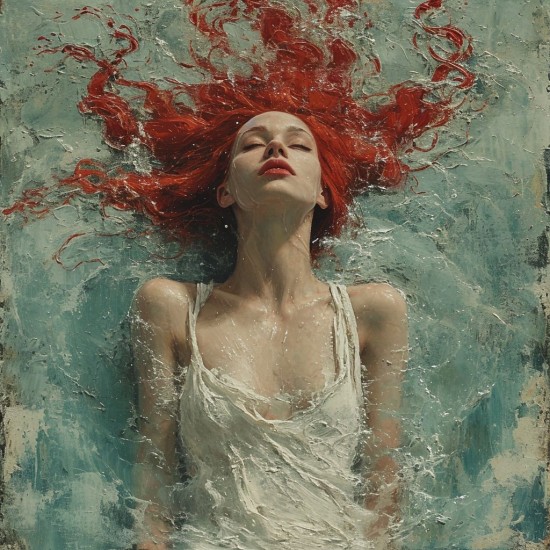 Red dream - Πίνακας σε καμβά - Πίνακας σε καμβά Κάδρα / Καμβάδες