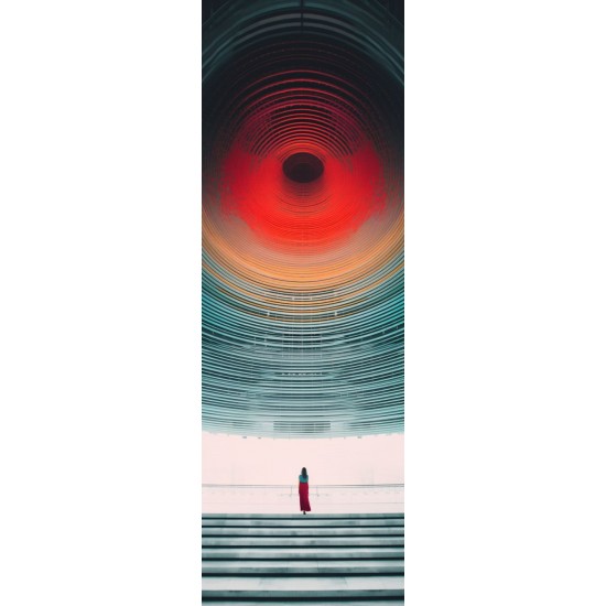 Red sun - Πίνακας σε καμβά