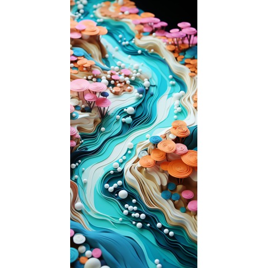 River - Πίνακας σε καμβά