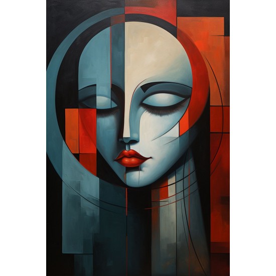 Sad face - Πίνακας σε καμβά