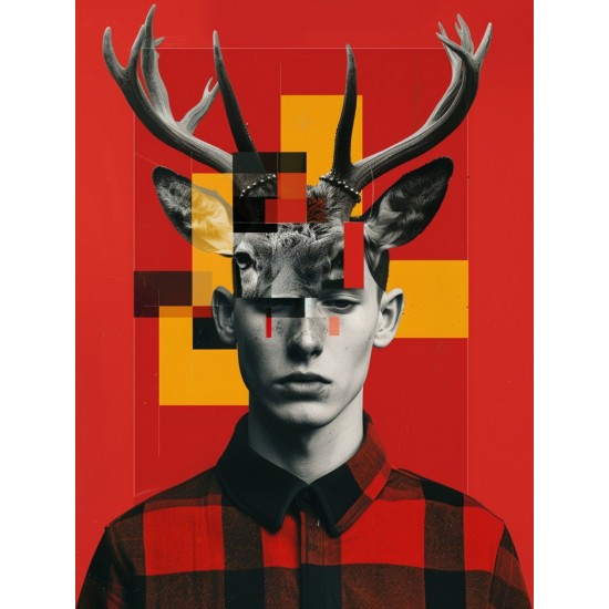 Sad man - Πίνακας σε καμβά