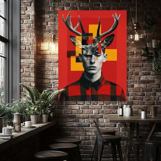 Sad man - Πίνακας σε καμβά