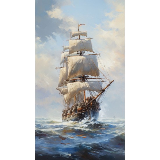 Sailing in the water - Πίνακας σε καμβά - Πίνακας σε καμβά Κάδρα / Καμβάδες