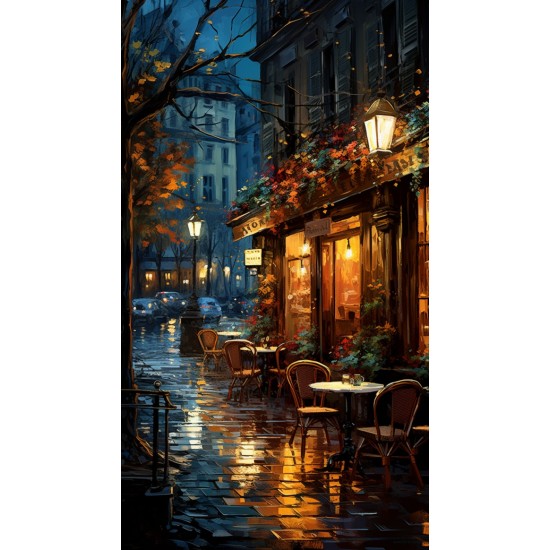 Small cafe - Πίνακας σε καμβά