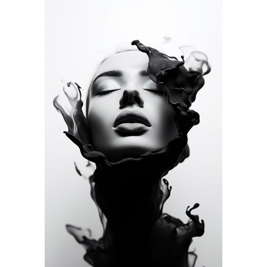 Smoke face - Πίνακας σε καμβά