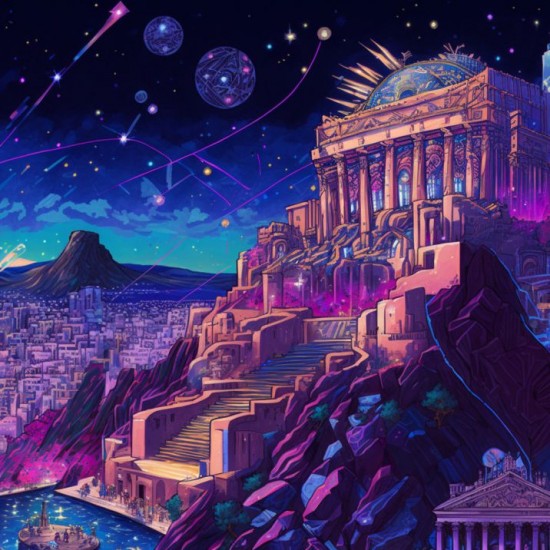 Space Hellas 2 - Πίνακας σε καμβά