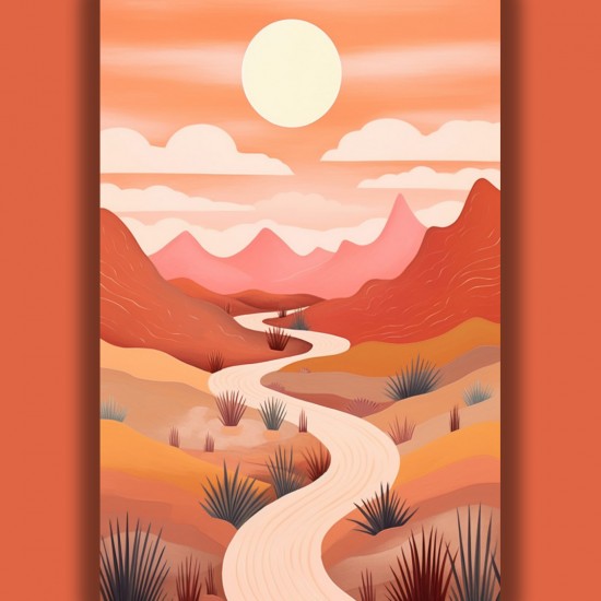 Split in two - Πίνακας σε καμβά Κάδρα / Καμβάδες