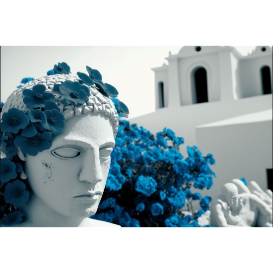 Statue of flowers - Πίνακας σε καμβά