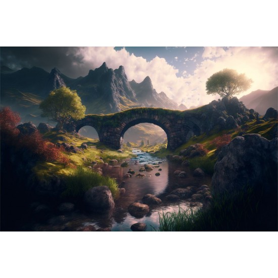 Stone bridge - Πίνακας σε καμβά