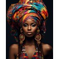 Stunning African woman - Πίνακας σε καμβά - Πίνακας σε καμβά Κάδρα / Καμβάδες