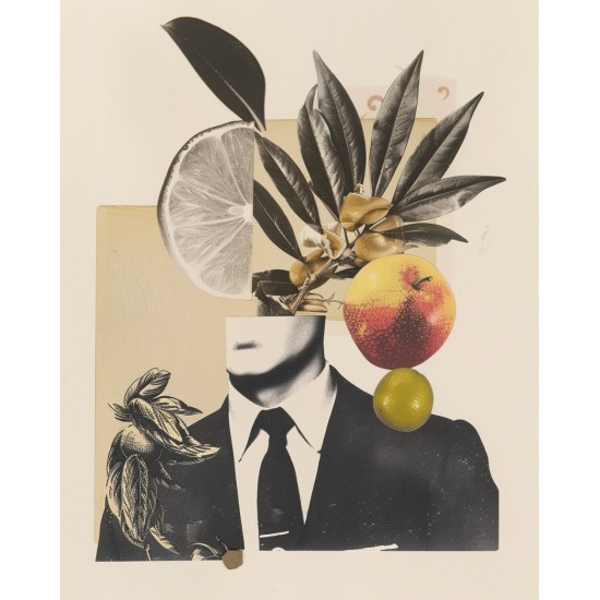 Surrealist collage - Πίνακας σε καμβά