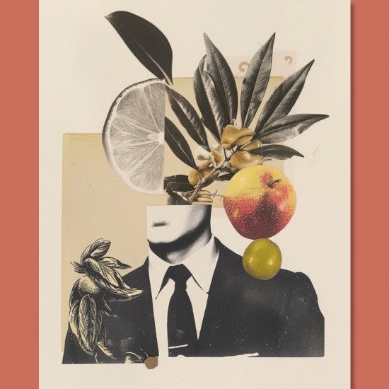 Surrealist collage - Πίνακας σε καμβά - Πίνακας σε καμβά Κάδρα / Καμβάδες