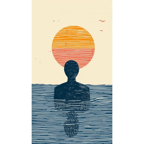 Swimming - Πίνακας σε καμβά - Πίνακας σε καμβά Κάδρα / Καμβάδες