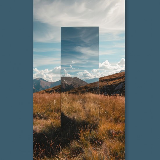 The mirror - Πίνακας σε καμβά - Πίνακας σε καμβά Κάδρα / Καμβάδες