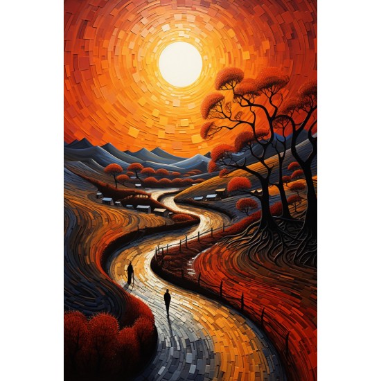 The road - Πίνακας σε καμβά