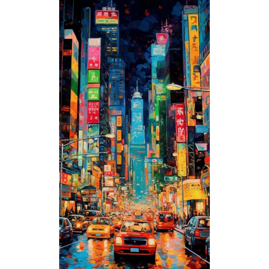 Tokyo street - Πίνακας σε καμβά