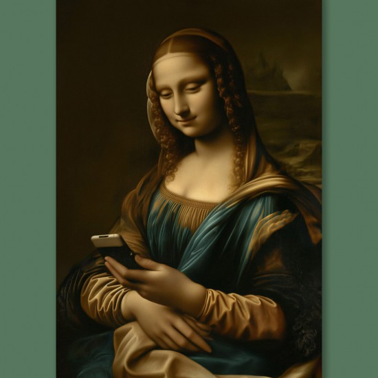 Trendy Lisa - Πίνακας σε καμβά - Πίνακας σε καμβά Κάδρα / Καμβάδες