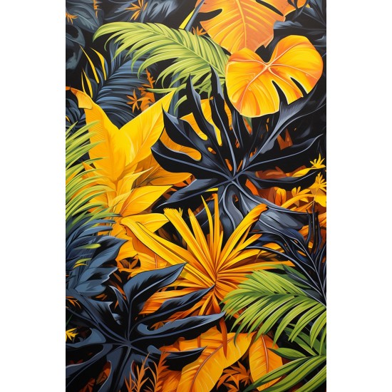 Tropical leaves - Πίνακας σε καμβά