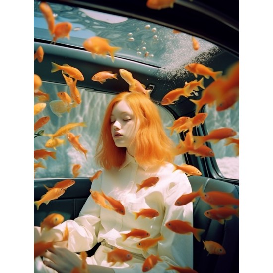 Under water - Πίνακας σε καμβά