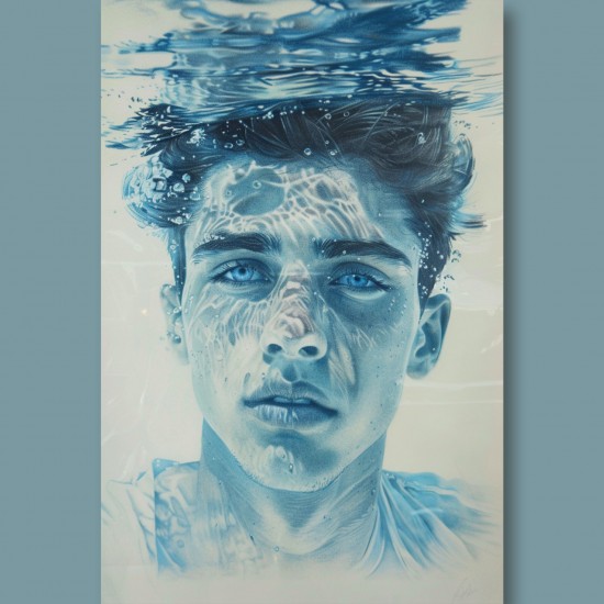 Underwater - Πίνακας σε καμβά - Πίνακας σε καμβά Κάδρα / Καμβάδες