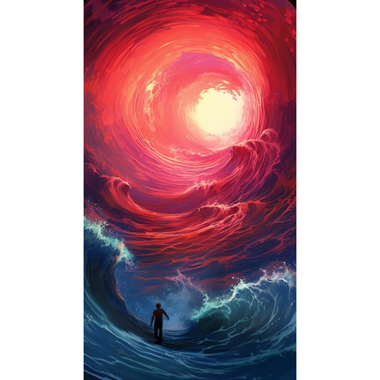 Walking on the waves 2 - Πίνακας σε καμβά