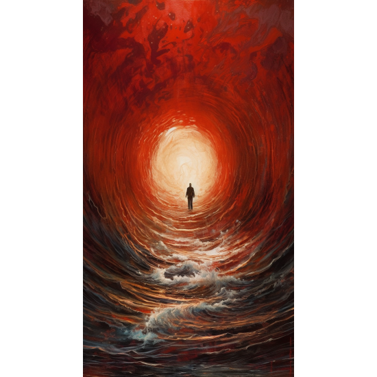 Walking on the waves - Πίνακας σε καμβά Κάδρα / Καμβάδες