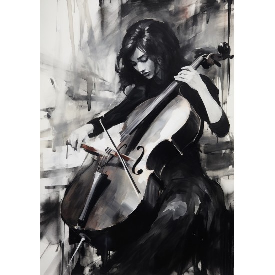 Woman's devotion - Πίνακας σε καμβά