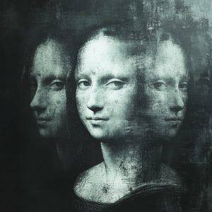 Τρεις Μόνα Λίζα - Πίνακας σε καμβά