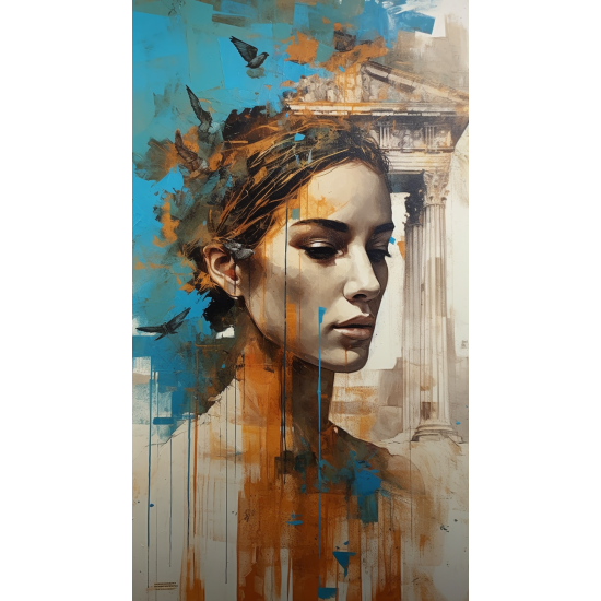 Ancient Greece 2 - Πίνακας σε καμβά