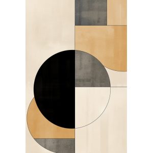 Black and brown - Πίνακας σε καμβά