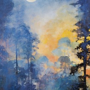 Blue forest - Πίνακας σε καμβά