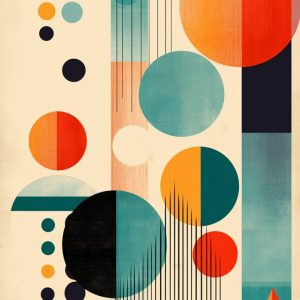 Boheme midcentury - Πίνακας σε καμβά