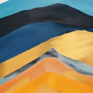 Colorful mountain - Πίνακας σε καμβά