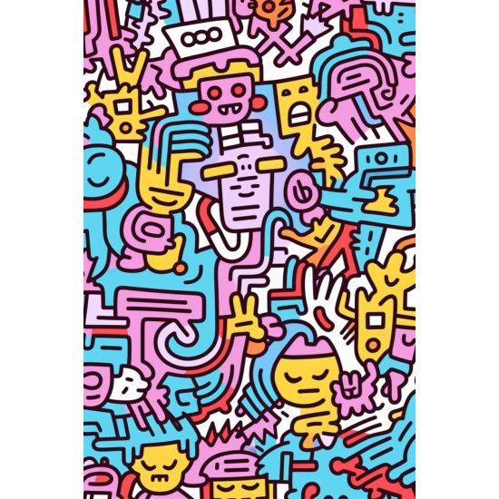 Colorful pathway - Πίνακας σε καμβά Colorful pathway - Πίνακας σε καμβά