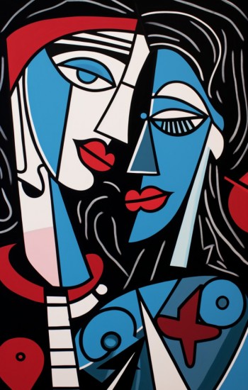 Drunken flirting - Πίνακας σε καμβά