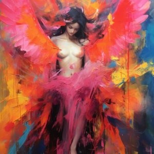 Fallen angel - Πίνακας σε καμβά