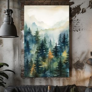 Forest view - Πίνακας σε καμβά