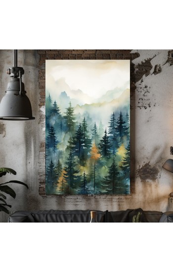 Forest view - Πίνακας σε καμβά
