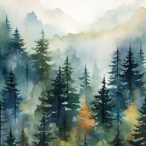 Forest view - Πίνακας σε καμβά