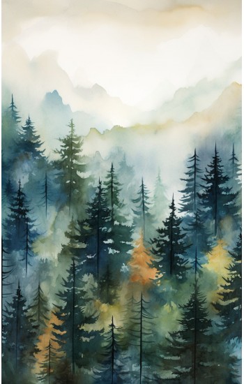 Forest view - Πίνακας σε καμβά