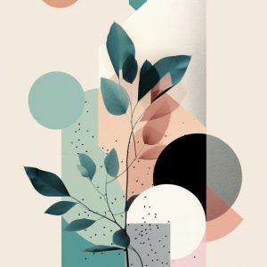 Geometric spring - Πίνακας σε καμβά Geometric spring - Πίνακας σε καμβά