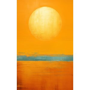 Gold sunrise - Πίνακας σε καμβά