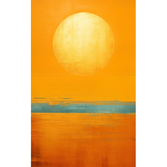 Gold sunrise - Πίνακας σε καμβά